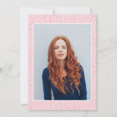 Modernes 40. Geburtstag schlichtes, stilvolles Scr (Rückseite)