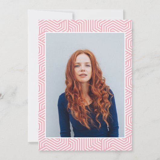 Modernes 40. Geburtstag schlichtes, stilvolles Scr (Rückseite)