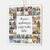 Modernes 48 Foto Collage individuelles Angebot Keramikornament (Links)