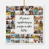 Modernes 48 Foto Collage individuelles Angebot Keramikornament (Rückseite)