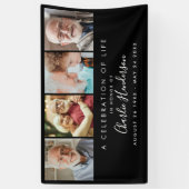 Modernes 4-Foto-Banner für benutzerdefinierte Text Banner (Vertikal)