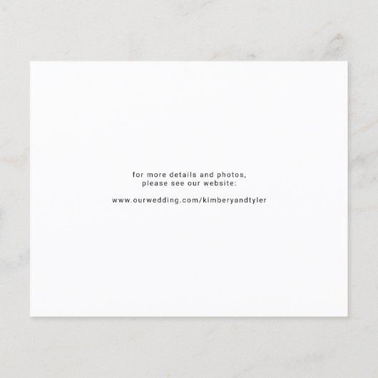 Modernes 4-Foto-Collage Hochzeit rett Datum (Rückseite)