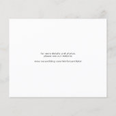 Modernes 4-Foto-Collage Hochzeit rett Datum Flyer (Hinten)