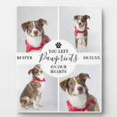 Modernes 4-Foto Collage | Hund/Katze Fotoplatte (Vorderseite)