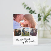 Modernes 4-Foto Hochzeitsangebot (Stehend Vorderseite)