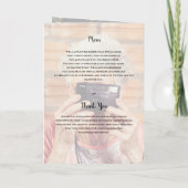 Modernes 4-Foto-Programm für die Gedächtnisbeerdig Programm (Rückseite)