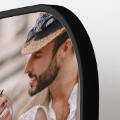 Modernes 4-Fotoleitermonogramm Pickleball Schläger (Linke Seite)