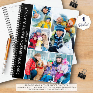 Modernes 4-Fotomaterial Personalisierter individue Planer