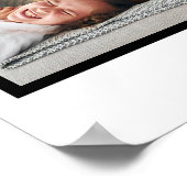 Modernes 4 Hunde Foto - personalisierte Collage Poster (Ecke)