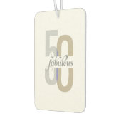 Modernes 50. Geburtstag Autolufterfrischer (Links)