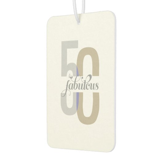 Modernes 50. Geburtstag Autolufterfrischer (Links)