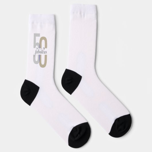 Modernes 50. Geburtstag Socken (Rechts)