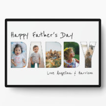 Modernes 5-Foto Collage Daddy Vathers Day Keepake