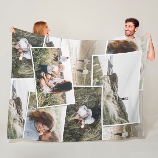 Modernes 5 Foto elegantes Fleecedecke (Beispiel)