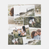 Modernes 5 Foto elegantes Fleecedecke (Vorderseite)