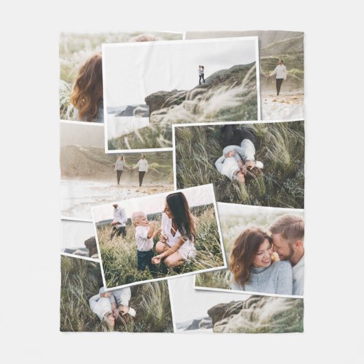 Modernes 5 Foto elegantes Fleecedecke (Vorderseite)