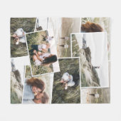 Modernes 5 Foto elegantes Fleecedecke (Vorderseite (Horizontal))