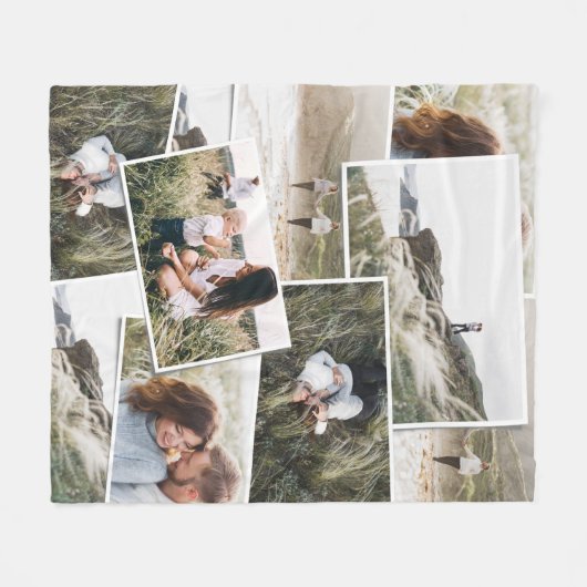 Modernes 5 Foto elegantes Fleecedecke (Vorderseite (Horizontal))