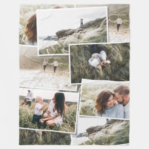 Modernes 5 Foto elegantes Fleecedecke