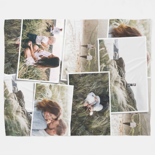 Modernes 5 Foto elegantes Fleecedecke (Vorderseite (Horizontal))