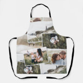 Modernes 5 Foto elegantes Fleecedecke Schürze (Vorderseite)