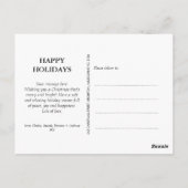 Modernes 5-Foto-Foto Postkarte (Rückseite)