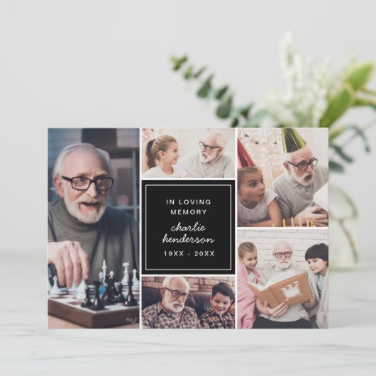 Modernes 5-Foto-Mahnmal Programm (Stehend Vorderseite)