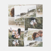 Modernes 5-Foto-Mindestmaß Fleecedecke (Vorderseite)