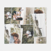 Modernes 5-Foto-Mindestmaß Fleecedecke (Vorderseite (Horizontal))