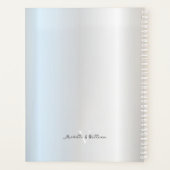 Modernes 5-jähriges Hochzeitsjubiläum Silver 5th R Planer (Rückseite)