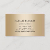 Modernes 5-Sterne-Reinigungshaus Reinigungsservice Visitenkarte (Rückseite)