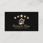 Modernes 5-Sterne-Reinigungshaus Reinigungsservice Visitenkarte (Vorderseite)