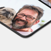 Modernes 6 Foto Collage und Text Custom Monogram D Schreibtischunterlage (Ecke)