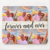 Modernes 6-Fotolack-Monogramm Mousepad (Vorne)