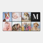 Modernes 7-Fotoleiterkollage benutzerdefiniertes e Schreibtischunterlage (Vorderseite)