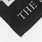 Modernes 8-Foto Collage Family Fleece Blanket (Ecke)