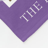 Modernes 8-Foto Collage Family Fleece Blanket (Ecke)