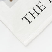 Modernes 8-Foto Collage Family Fleece Blanket (Ecke)