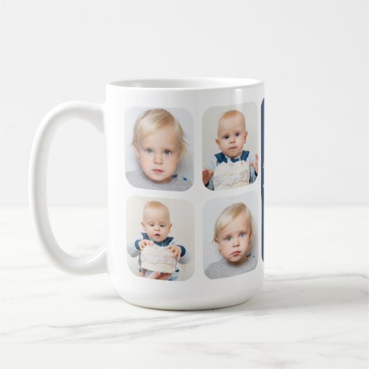 Modernes 8 Foto Kaffeetasse (Links)