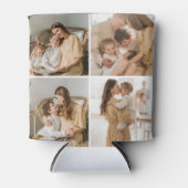 Modernes 8-FotoCollage Dosenkühler (Vorderseite)