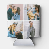 Modernes 8-FotoCollage Dosenkühler (Rückseite)