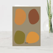 Modernes 8. Hochzeitstag acht Karte (Rückseite)