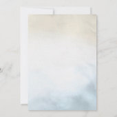 Modernes Abendessen mit Probe Einladung (Rückseite)