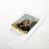 Modernes Abschluss Ankündigung Offenes Haus einlad (Gedreht)