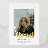 Modernes Abschluss Ankündigung Offenes Haus einlad