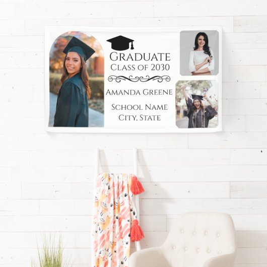 Modernes Abschluss-Collage-Banner Banner (Insitu)