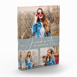 Modernes Abschluss Collage on Gray Fotoblock