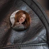 Modernes Abschluss Foto Button