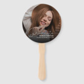 Modernes Abschluss Foto Fächer (Rückseite)