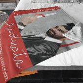 Modernes Abschluss Foto Fleecedecke